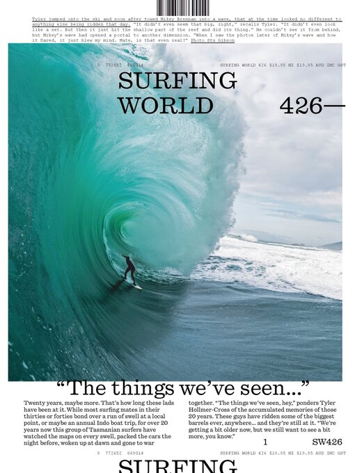 Upplýsingar um Surfing World Magazine eftir AUSTRALIAN SURFING WORLD PTY LTD - Til útláns